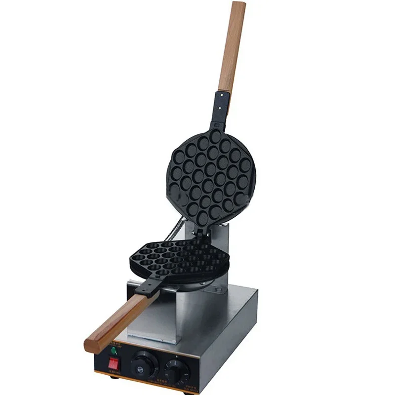 Macchina Per Waffle 110V/220V Macchina Per Waffle A Bolle D'Uovo Macchina Per Waffle Macchina Per Girarrosto In Acciaio Inossidabile