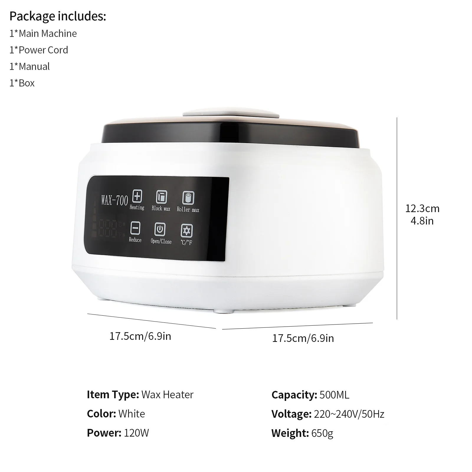 Wax Warmer for Hair Removal Depilatory Epilator Wax-melt Waxing Kit Paraffin Heater Wax Beans Bead Heating Machine 4