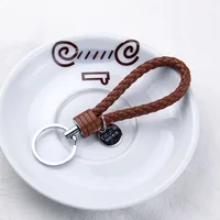 Stylish PU Leather Braided Woven Keychain Bag Pendant - A Perfect Gift for Men and Women! 6