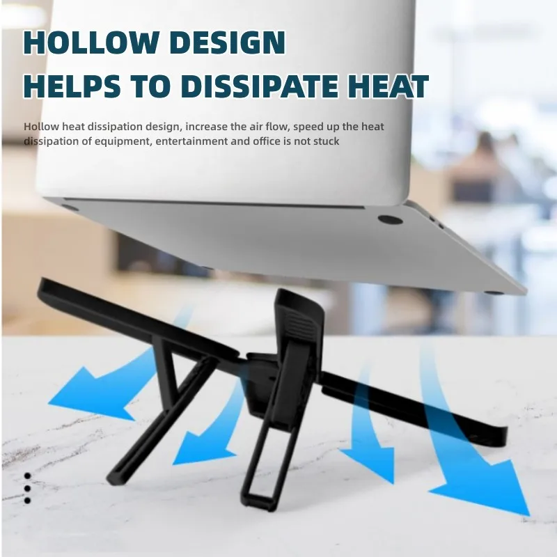 Portable Laptop Stand Foldable ABS Tablet Computer for Macbook Apple Air Pro Lenovo Samsung Bracket Universal Pad PC Holder