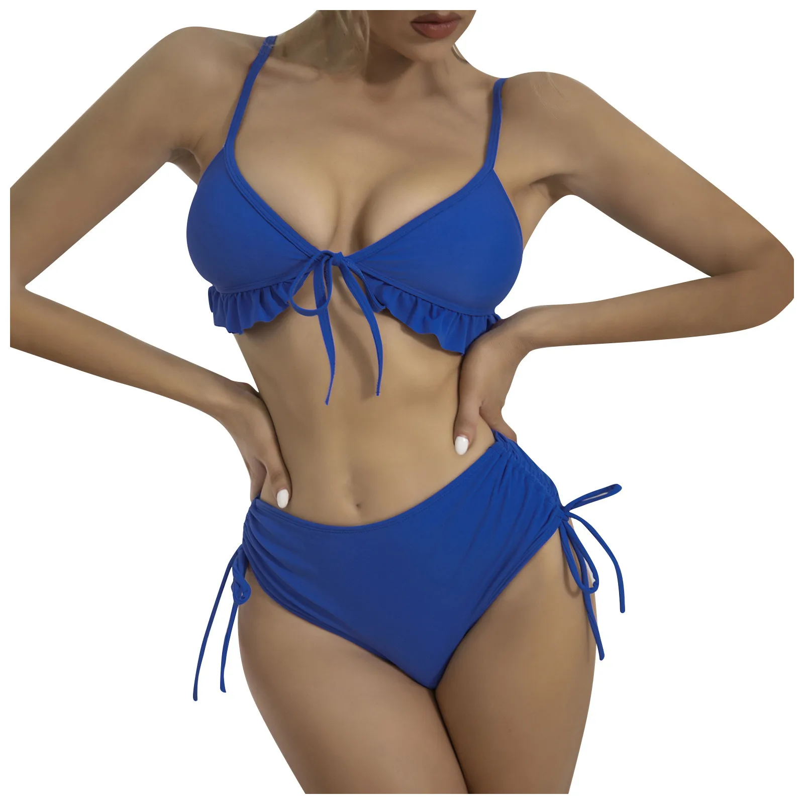 Bikini da donna economici Set costume da bagno da donna di nuova moda Sexy semplice cinturino