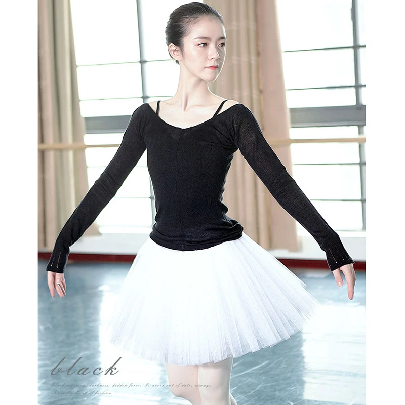 de de baile para Mujer, de Ballet de manga larga, ropa de gimnasia ajustada y cálida para Otoño e Invierno|Ballet| - AliExpress