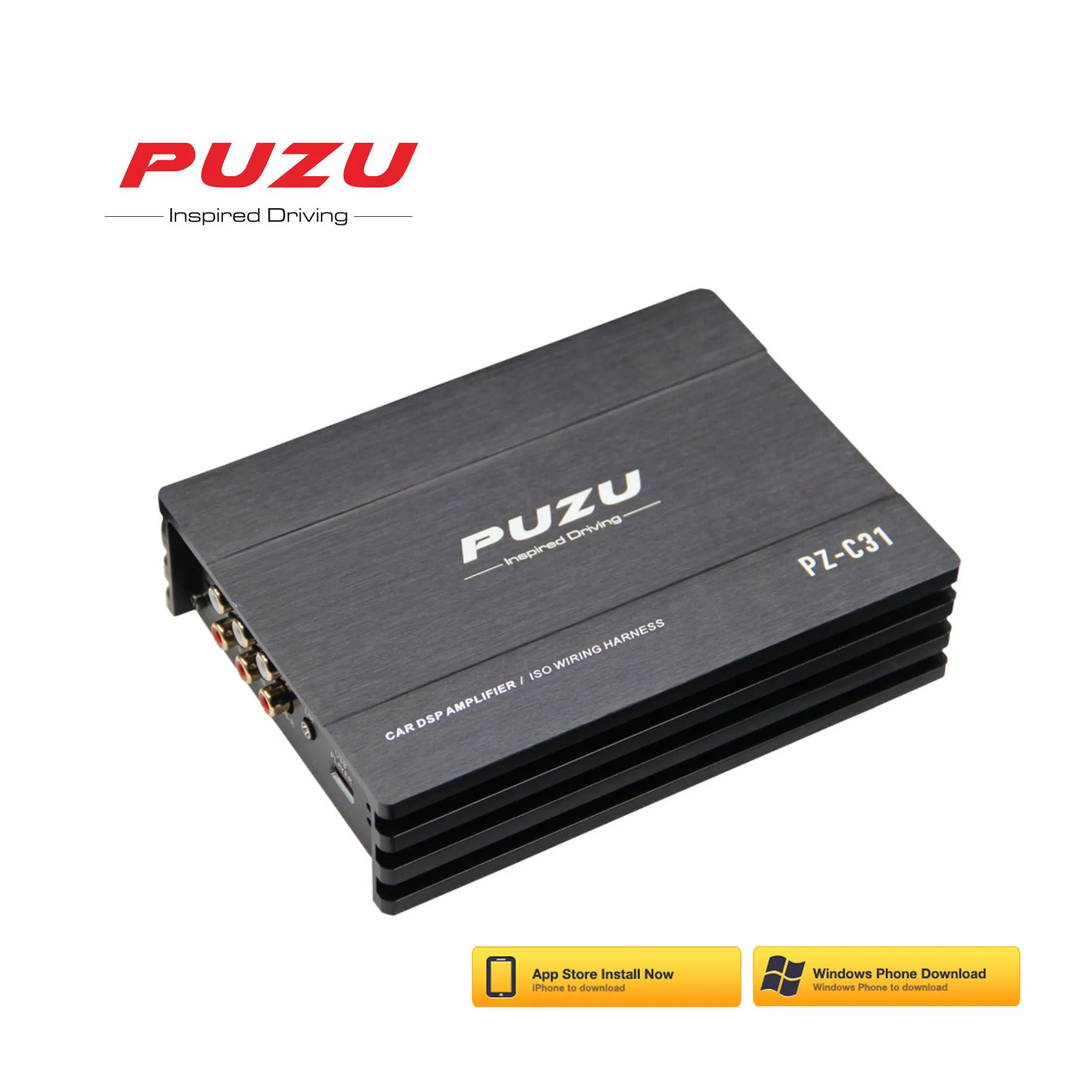 PUZU PZ-C31 Car Audio DSP Power Amplifier 31 Segment EQ4 In
