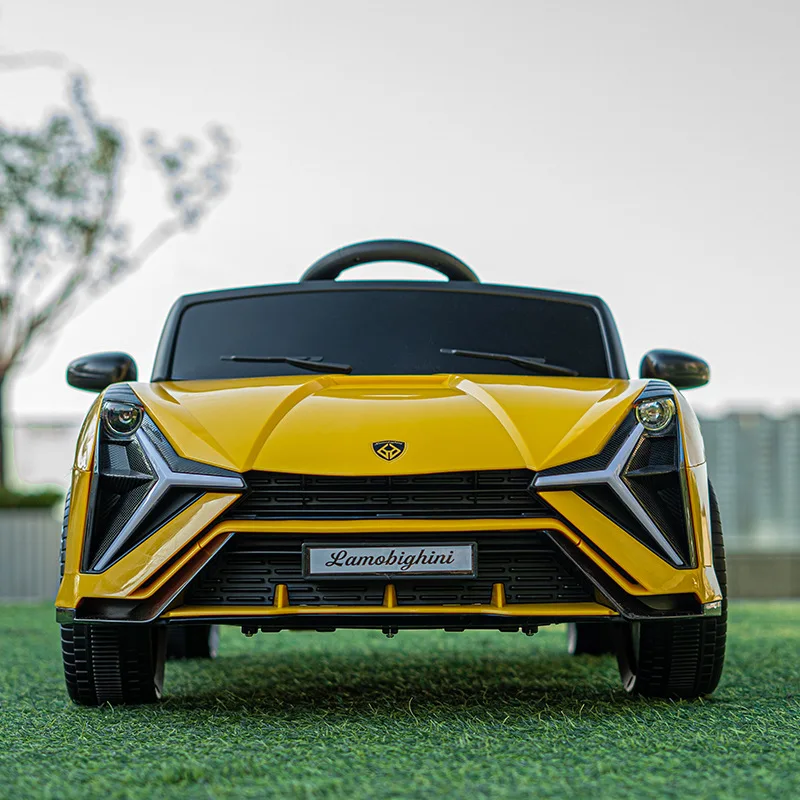 Children's Electric Vehicle Ride On Four Wheeled Remote Control Sports Baby Rocking Toy Car 4