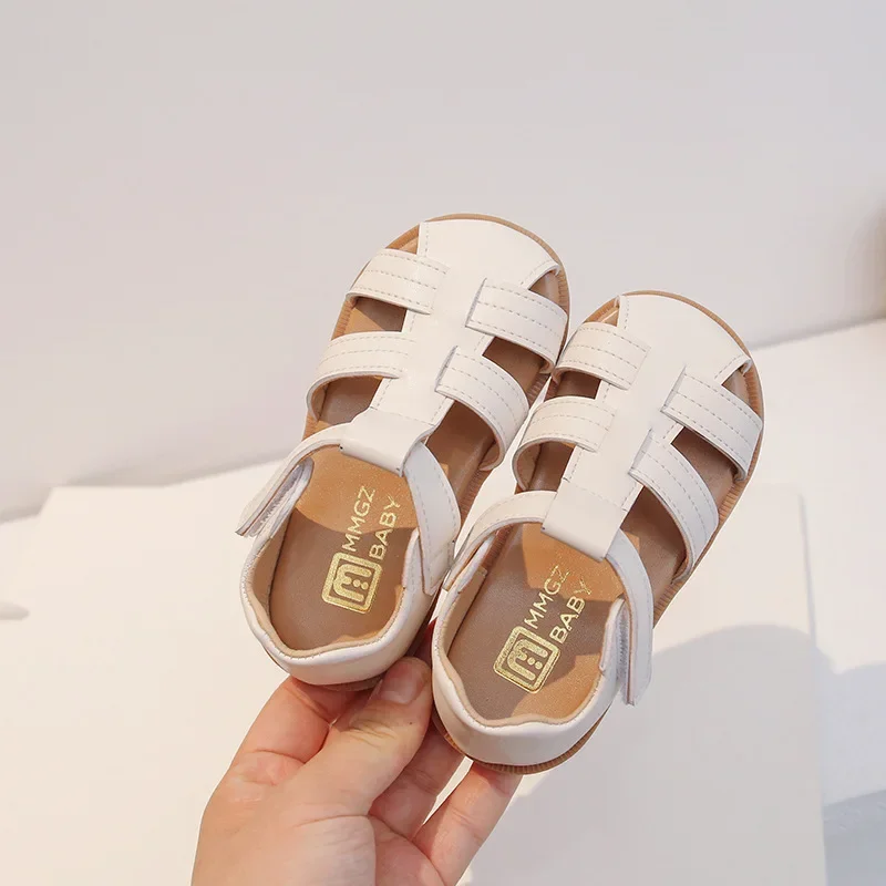 Toddler Sandals Summer Baby Beach Shoes Newborn First Walkers Infant Sandals Baby Boy Girl Sport Close-toed