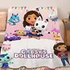 Flannel Blanket Sofa Winter G-Gabbys D-Dollhouse Lovely Warm Bed Fleece Custom Fluffy Soft Blankets Microfiber Bedding Kids Gift 2
