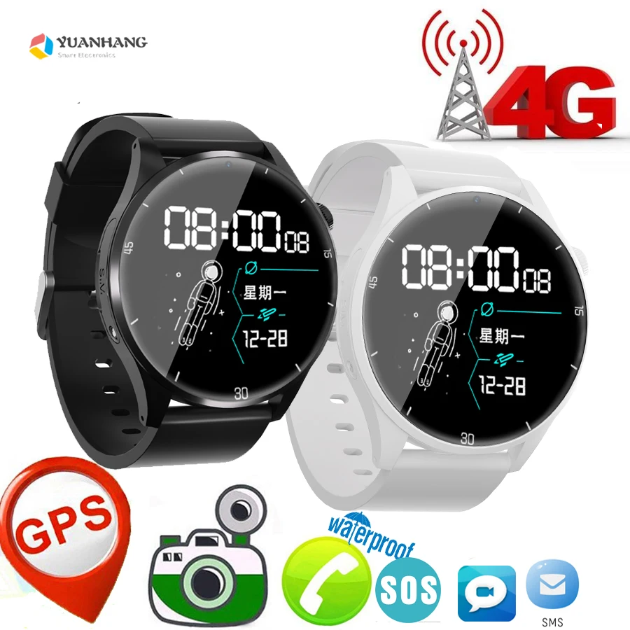

Android 8.1 Smart 4G GPS WIFI Tracker Lotactor Kids Student Remote Camera Monitor Smartwatch Video Call SMS Android Phone Watch