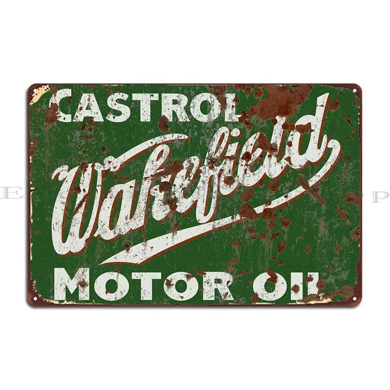 Castrol Vintage Sign 4 Metal Sign Decoration Retro Pub Club Tin Sign Poster