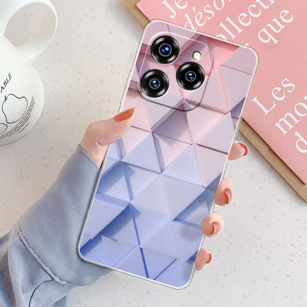 Clear Shockproof Silicone Phone Case - Fashionable Soft TPU Back Cover
