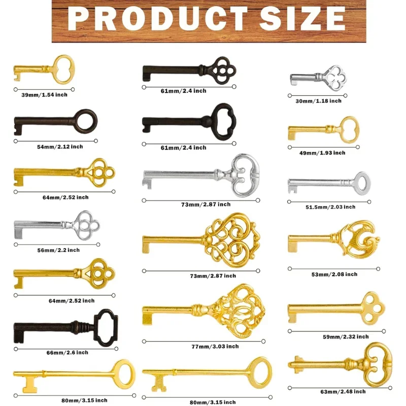 Kleine skelet sleutelset - werkt alleen met 1/2 inch