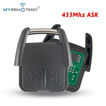 MYREMOTEKEY 2000 2001 2002 2003 2004 per Opel Vauxhall Holden Astra G Zafira A chiave auto 93176615 fob 2 pulsanti 433 Mhz chiave remota