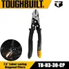 TOUGHBUILT 7.5‘’ Labor-Saving Diagonal Pliers with Reset Spring Hand Tool TB-H3-30-CP 1