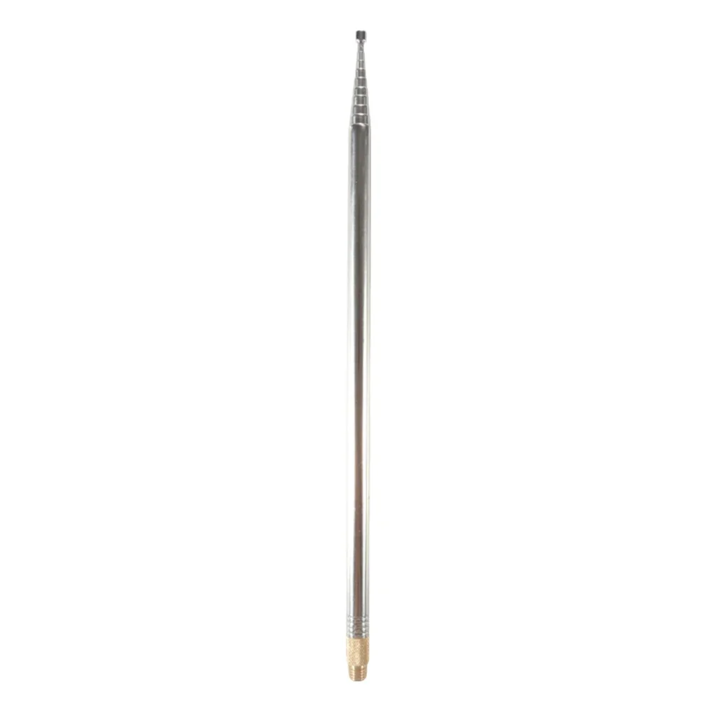 1Pc Shortwave Antenna 2.5m Whip Antenna Portable Telescopic 304 Stainless Steel For Pac 12 JPC 7 DIY Shortwave Radio