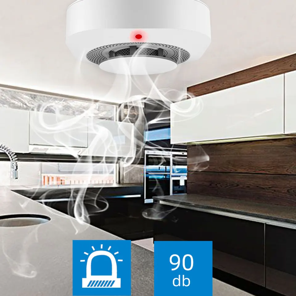 Tuya ZigBee Smart Smoke Detector Alarm System