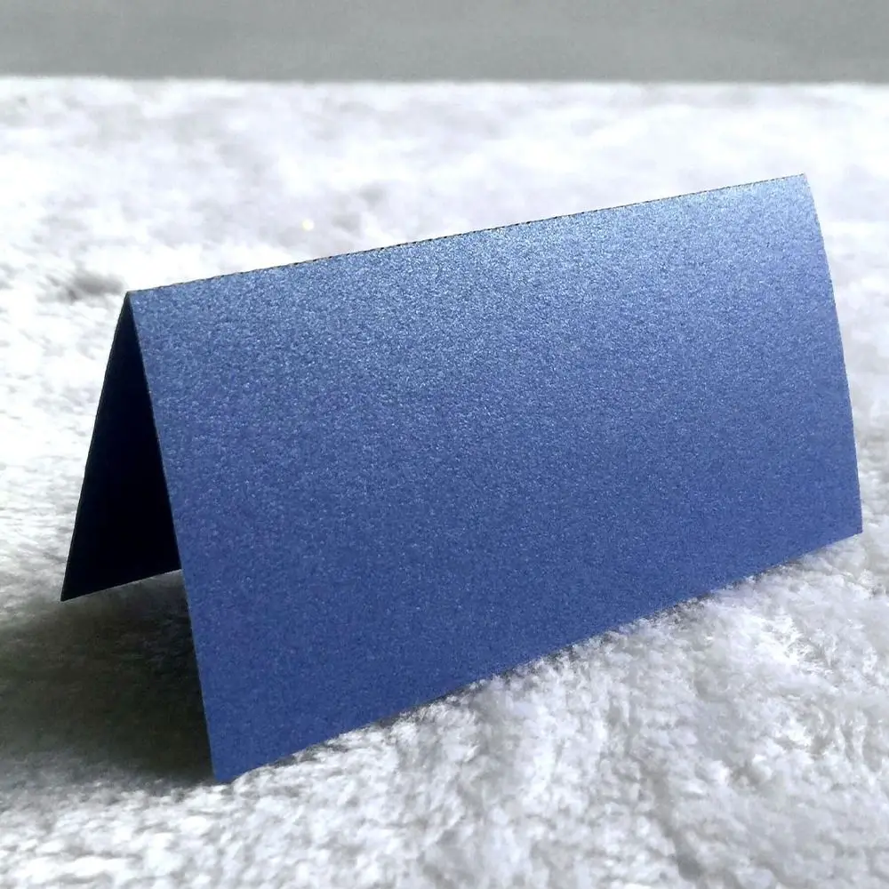 Description Picture 3 of item10pcs Vintage Wedding Place Cards Blank Folded Name Seat Card Kraft Paper Elegant Table Place Cards Anniversary Celebration