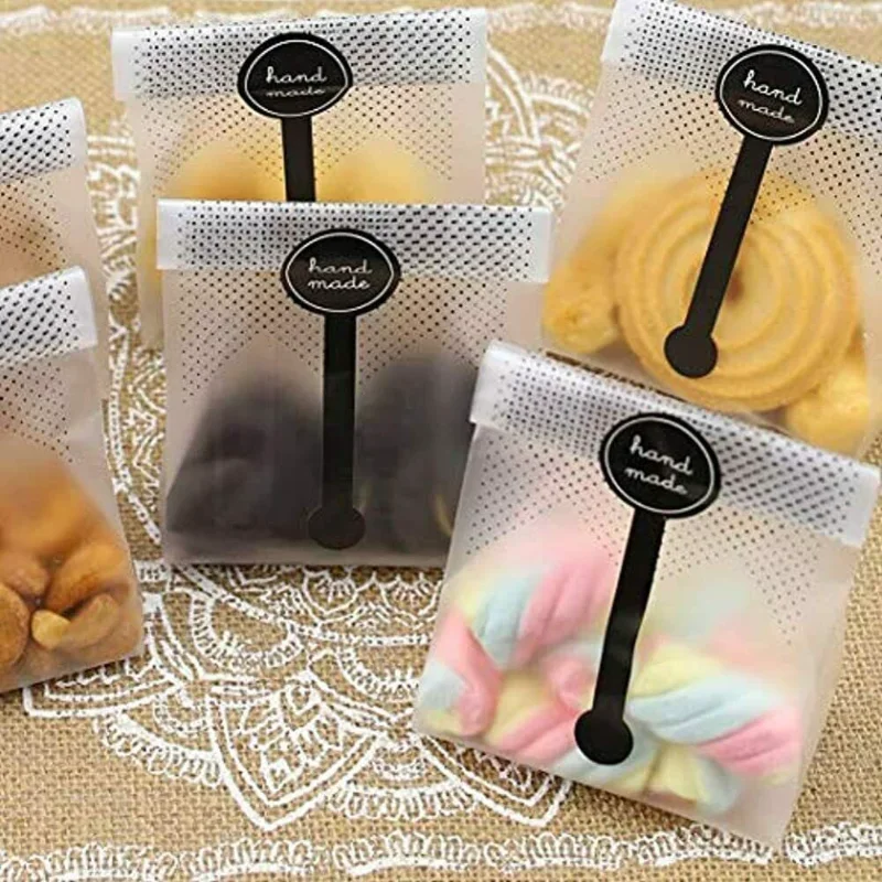 100 PCS Cellophane Bags For Sweet - 10 X 15 Cm Self Adhesive Small - View #4