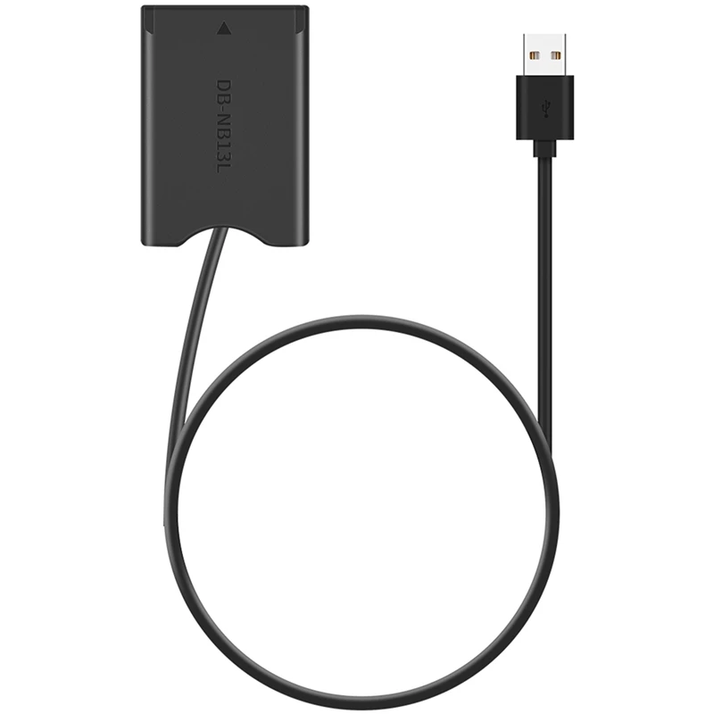 Nb-13L Dummy Battery With Usb-A Power Adapter Dc Coupler For Canon G7X2 G7X3 G5X2 G9X2 G1X3 G5X G9X Sx620 Sx720 Sx730 Hs