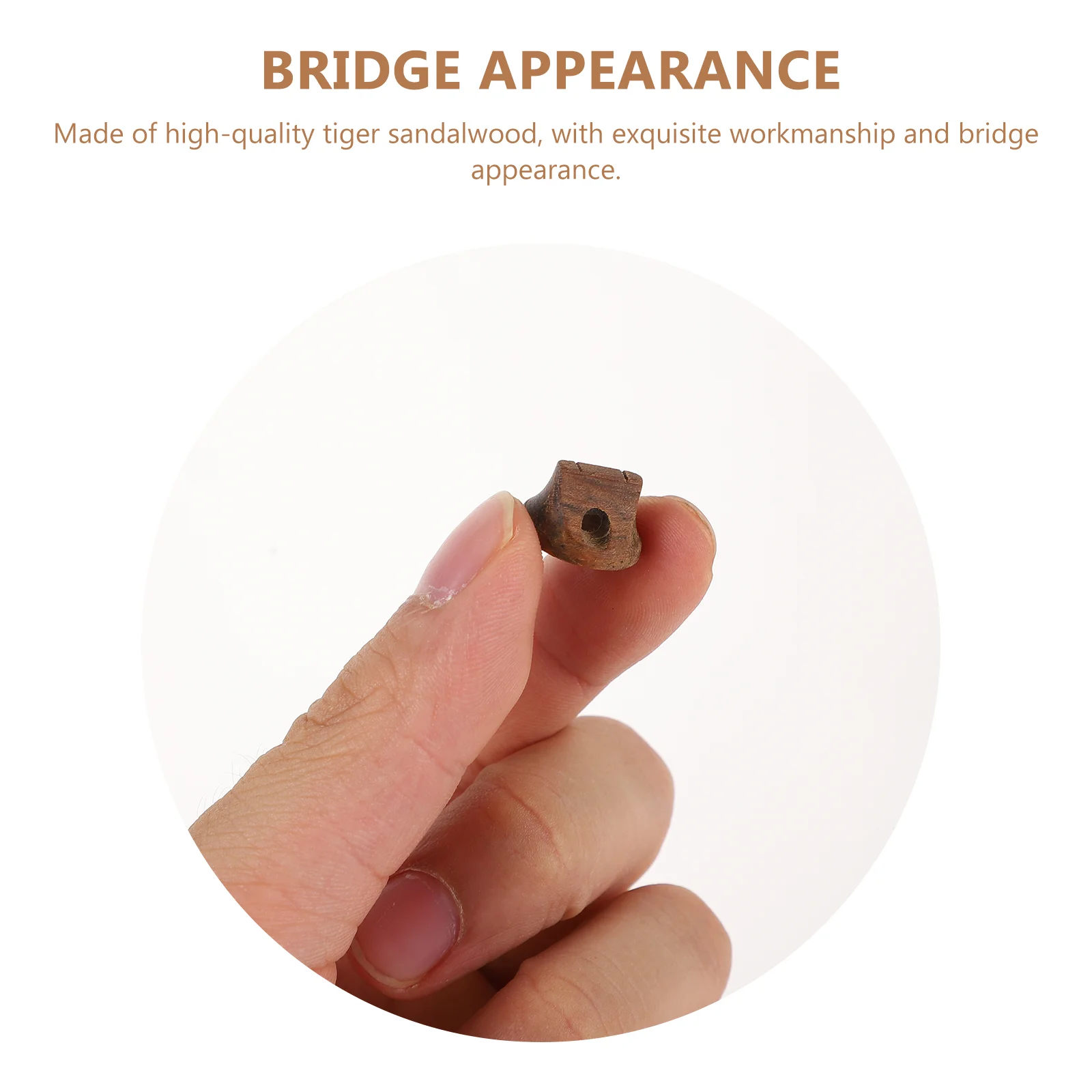 Erhu Bridge Chinese Ebony Wooden Accessories Musical Parts Violin Replacement Instrument Mandolin Balalaika Codes Tools Bridges