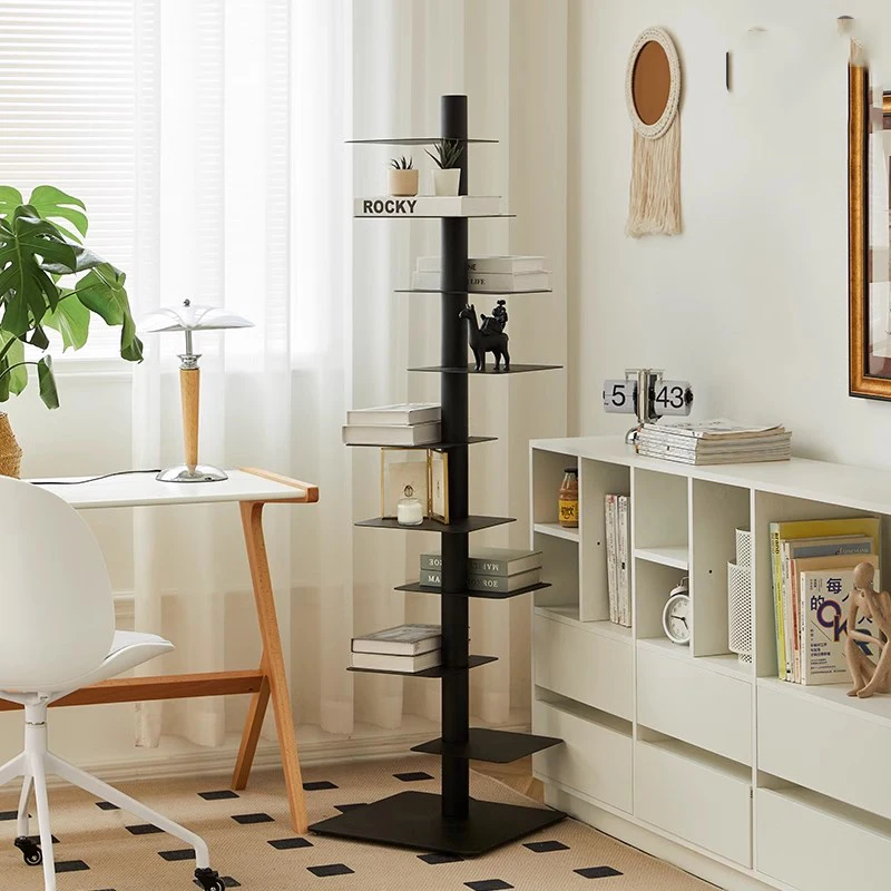 Adult Children Book Shelf Living Room Iron Storage Book Corner Bedroom Organizer Shelf Long Estanteria Bookshelf Decor