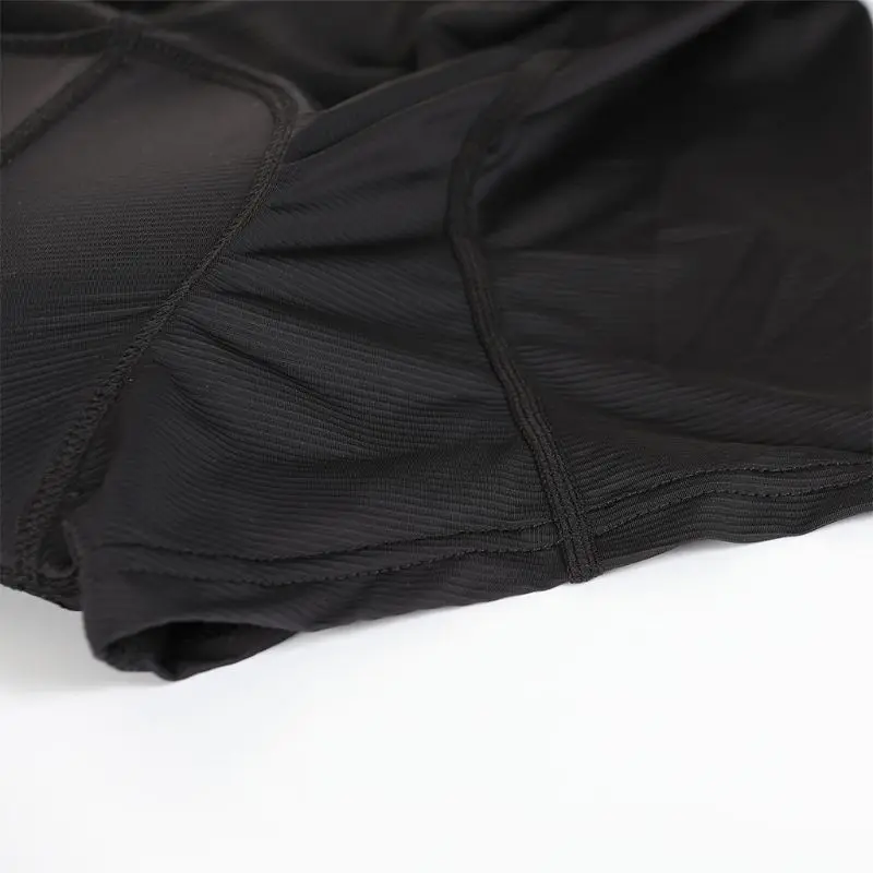 Men 3D Gel Padded MTB Bike Underwear Anti-Shock Cycling Compression Shorts Quick Dry Mesh Stripes Underpants TOP quality