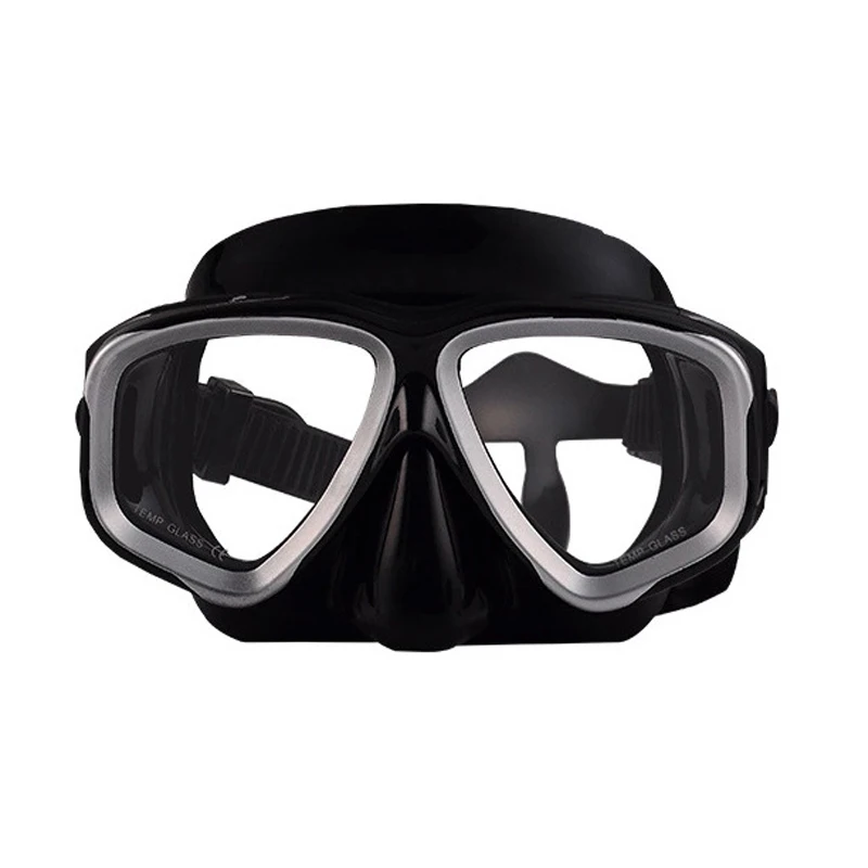 Description Picture 3 of item-1.5 To -8.5 Myopia Men Women Silicone HD Clear Anti Fog Diving Eyewear Masks Custom For Left Right Eyes Different Degrees
