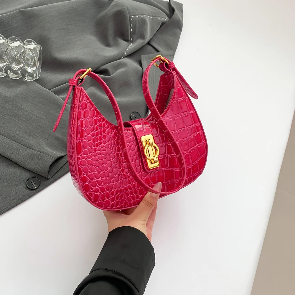 PU Leather Crossbody Bag for Women with Adjustable Strap