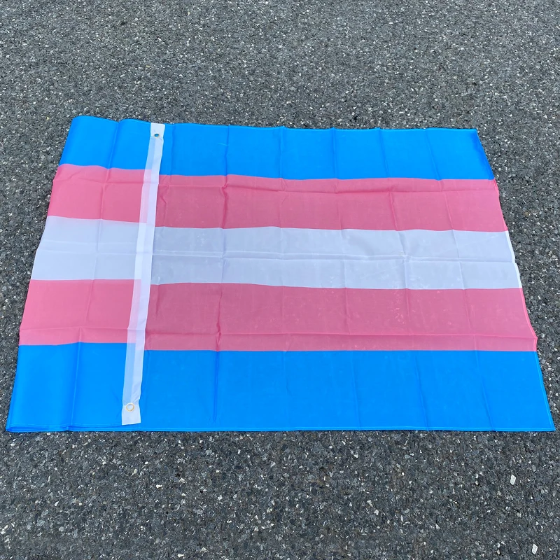 Aerlxemrbrae flag  rainbow new transgender flag 5ft * 3 ft - 100% Polyester Gay Pride gay flag