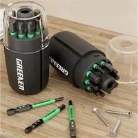Screwdriver Bit Storage Tool Box 10 Holes Can Install Batch Header for Electric Tool Box Man Gift 1