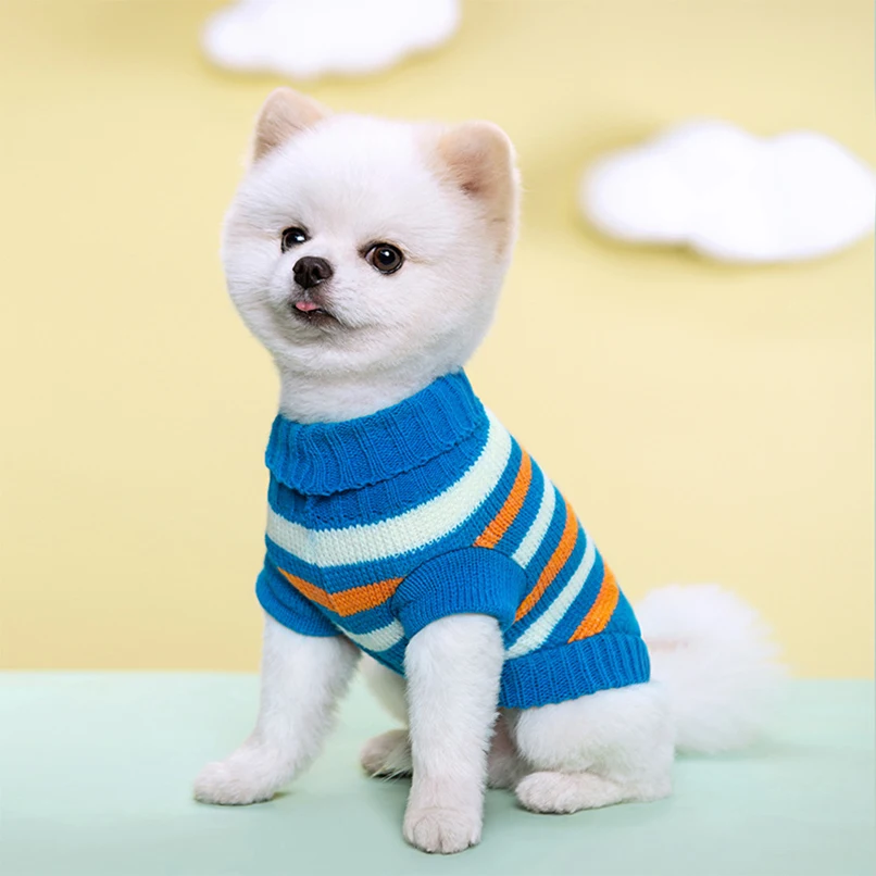 Dog Clothes Puppy Knitting Sweater Pullover Coat Jacket for Small Medium Dogs Chihuahua Yorkies French Bulldog