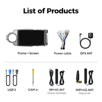 Autoradio Android 2 Din AINAVI pour Toyota Yaris 2012-2015, lecteur multimédia automobile, GPS, HDMI, Carplay sans fil, Android Auto, radio FM, Bluetooth, écran voiture, autoradio, radio pour voiture, Carplay, autoradio, radio de voiture, BT, USB, FM, SWC, 9 pouces 8