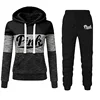 2024 Hot Sales Womens Tracksuit Print ColorBlock Hooded Sweatshirts Fashion Trend Versatile Pullover Street Warm Casual Clothing 6