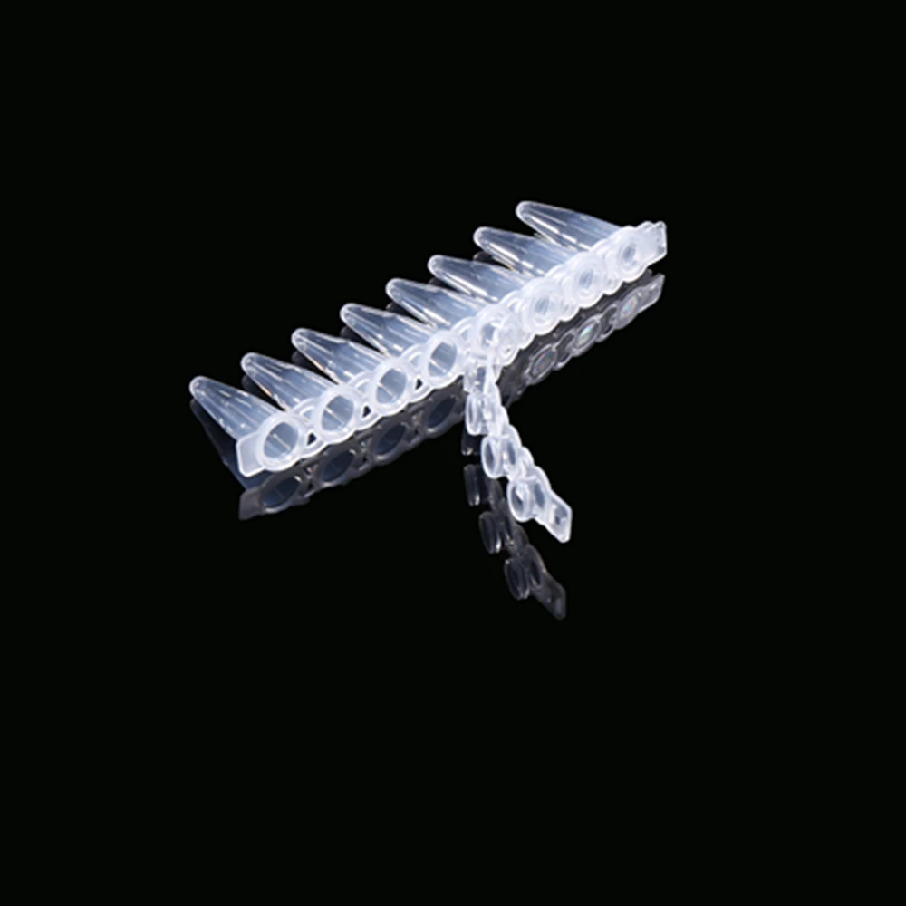 Nest Biotechnology 403002 0.2ml Pcr 8 Strips Tube Lab Fluorescence Quantitative PCR Tube Strip 125pcs