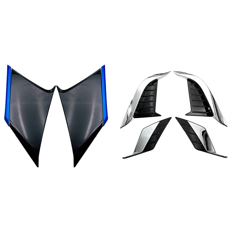 

2 шт., автомобильные аксессуары, накладки на переднюю панель заднего бокового окна