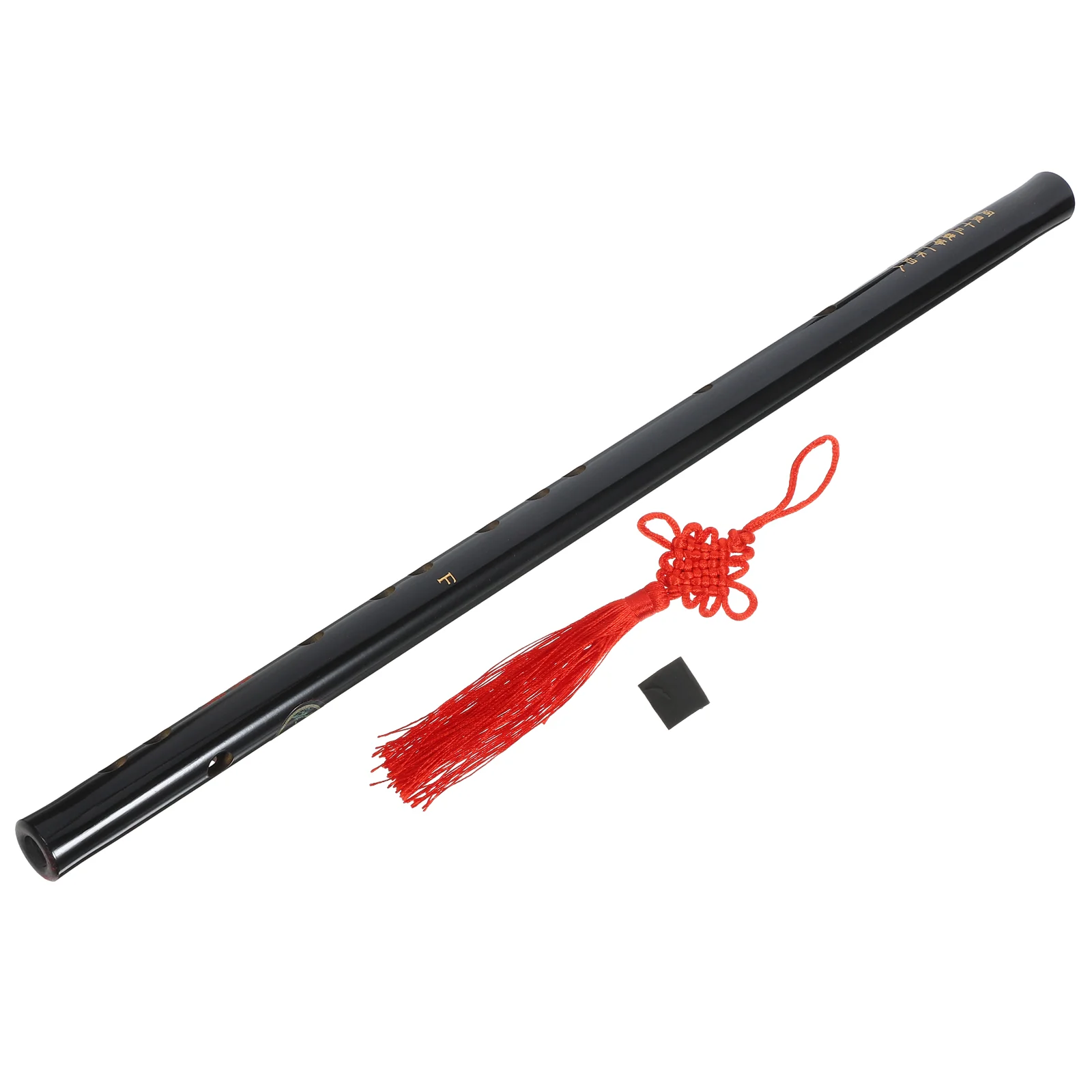 

Wooden Black Fife Child Musical Instruments Dizi Beginner Ribbon Style Flute