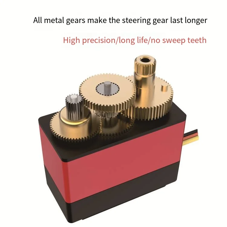 Roboterarm halterung Teil zum Servo ks3518/ks3620/15kg/20kg/25kg/30kg Hochgeschwindigkeits-Metall getriebe Digitales Servo für Roboter-Auto-Arm-Flugzeug – Detail 3