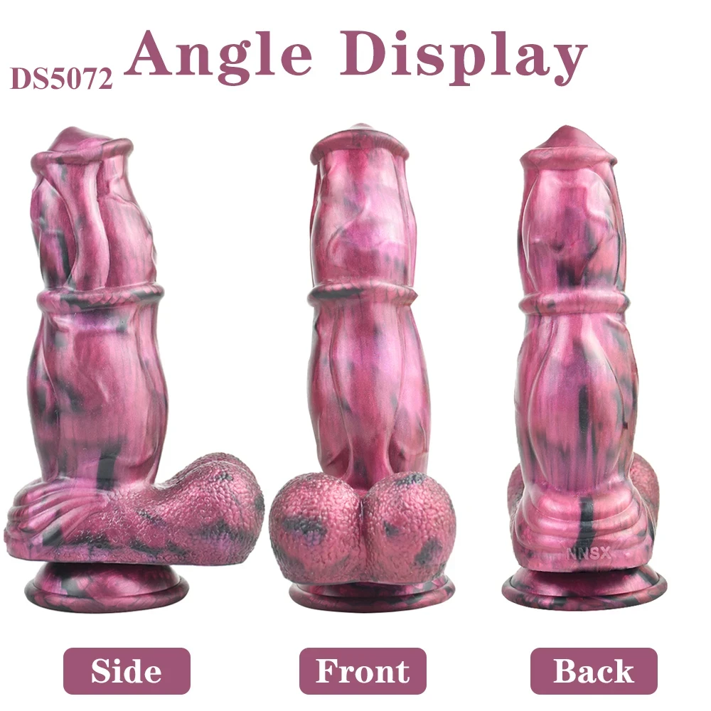 Silicone fantasia lobo dildo 2.95 Polegada de espessura nó butt plug massager da próstata homens brinquedo do sexo anal para as mulheres estimulador vaginal