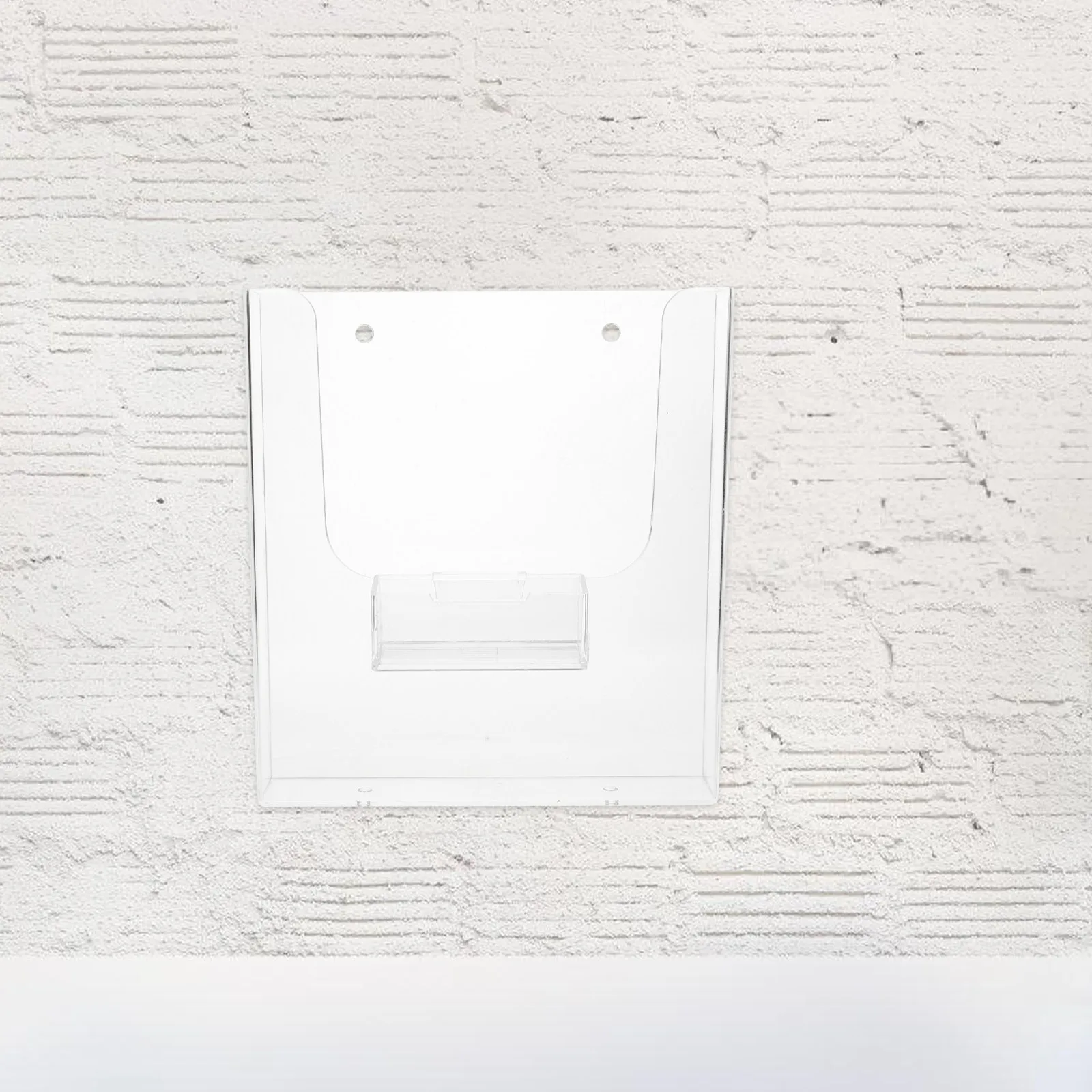 아크릴 A4 파일 디스플레이 스탠드 벽걸이형 투명 문서 홀더 (사무실, 가정, 은행, 쇼핑몰용) - 서류, 영수증, 폴더 보관