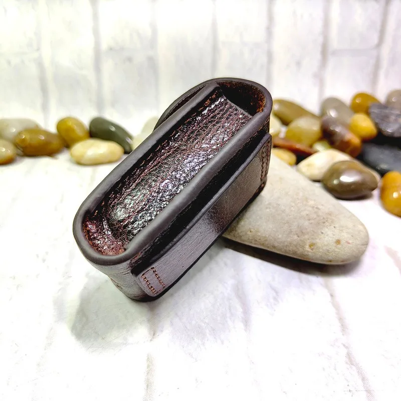 Genuine Leather Car Key Case Holder Organizer