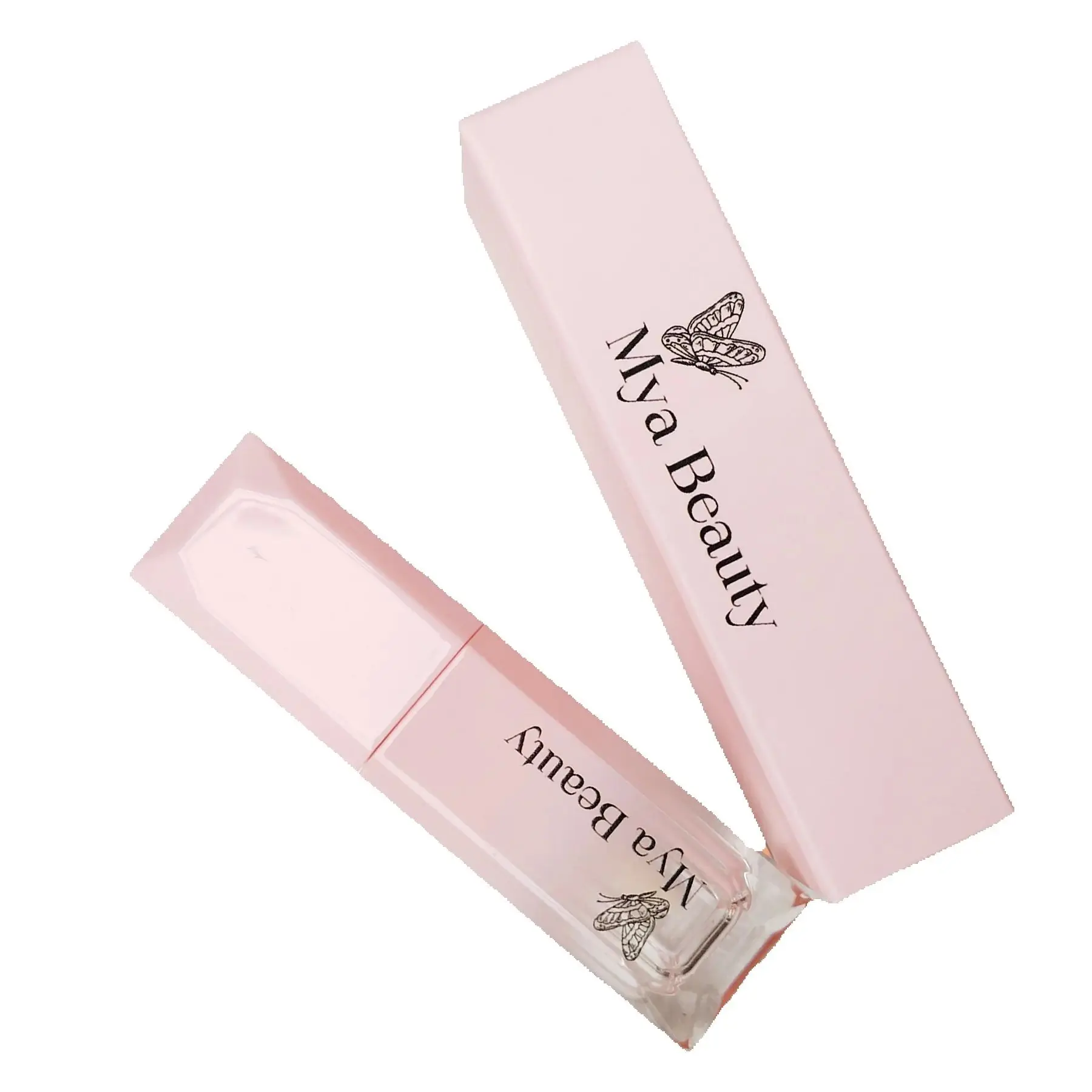 Lashes Cases Pacakaging With Tray Customized Lashes Boxes With Your Logo Wholesale 5ml Gradient LipglossBottle And Boxes 6