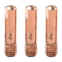 5pcs/set Mig Contact Tip Consumables MIG Welding MB15 15AK Contact Tip Mig Welding Contact Tip Guard Nozzle Tip Holder 2