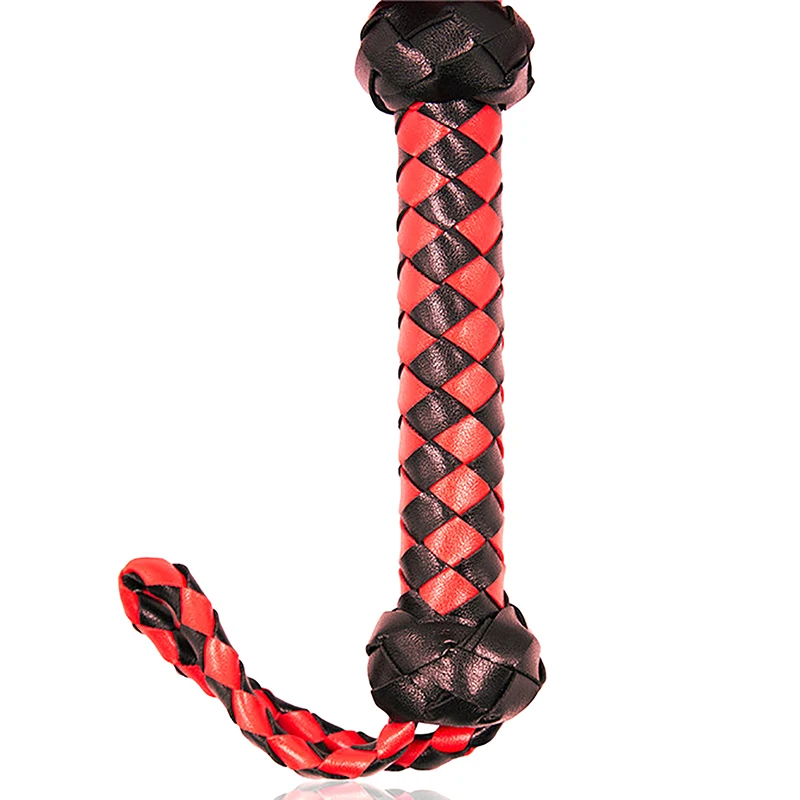 Horse Whip Riding Crop Equestrian Faux Leather Whip Horse Equipment Whip Training Horse Riding Whip for Couples 4