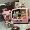 Play House Toy Mini Food Simulation Supermarket Can Scan Multi Function Sound Light Cash Register Xmas Birthday Toy Holiday Gift 2