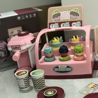 Play House Toy Mini Food Simulation Supermarket Can Scan Multi Function Sound Light Cash Register Xmas Birthday Toy Holiday Gift 2