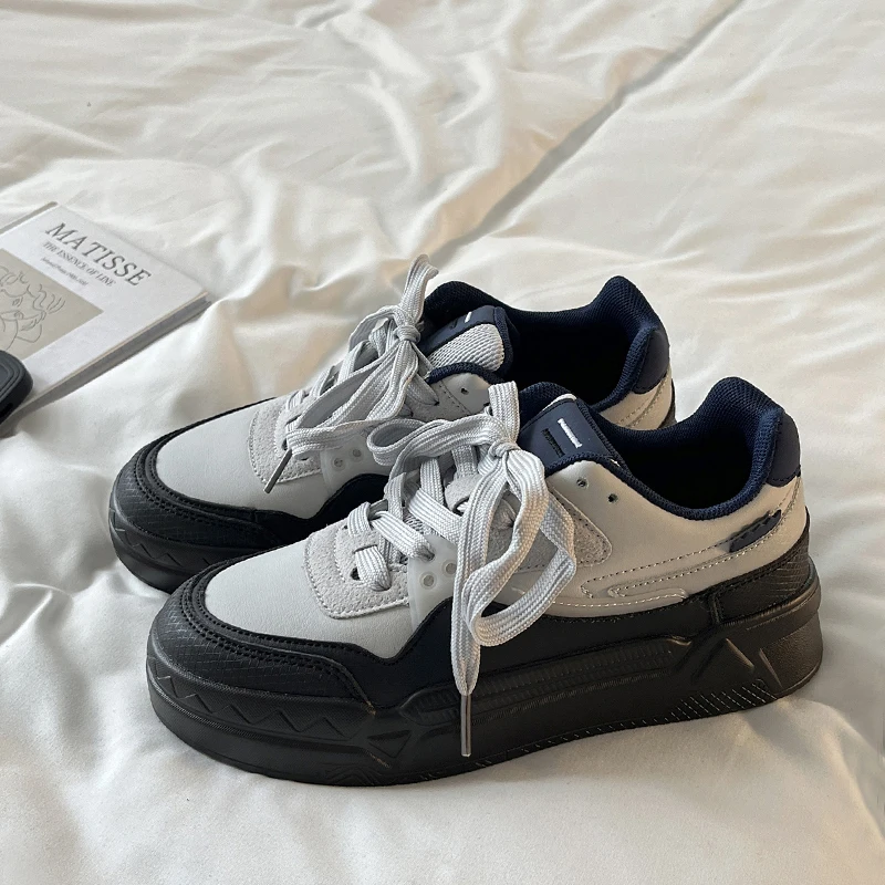 

Кроссовки женские на платформе, Повседневная модная спортивная обувь, на шнуровке, плоская подошва, на весну-осень