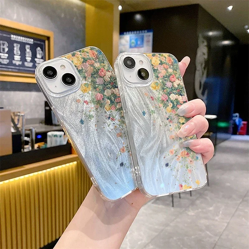Daisy Fashionable Cherry Blossom Printed Phone Case Cover