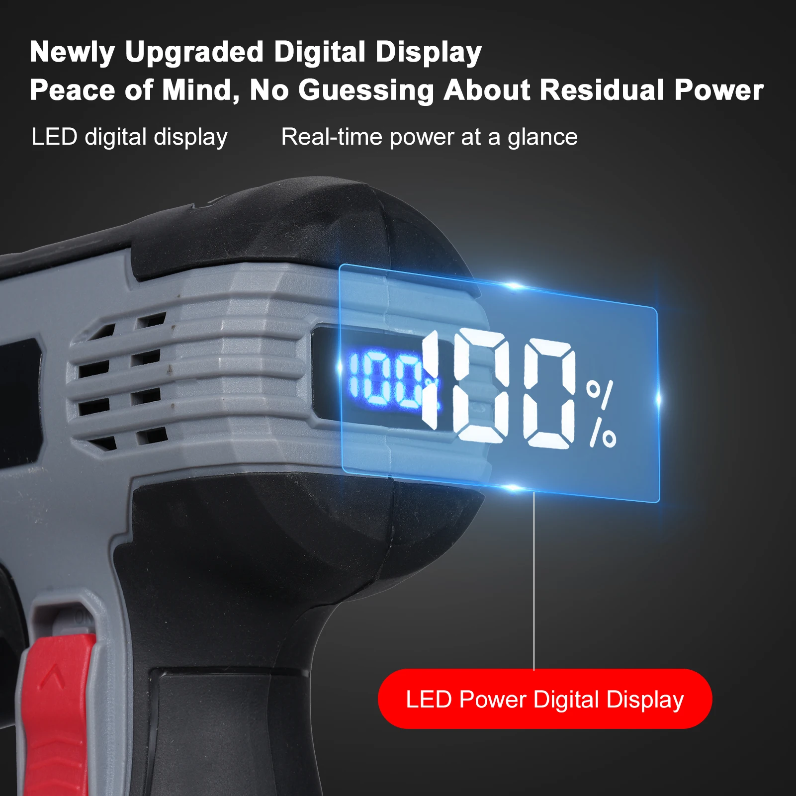 Brushless Angle Grinder 28000RPM Cordless Angle Grinder Electric Grinding Tool Mini Angle Grinder with 16.8V 2*1500mAh Battery