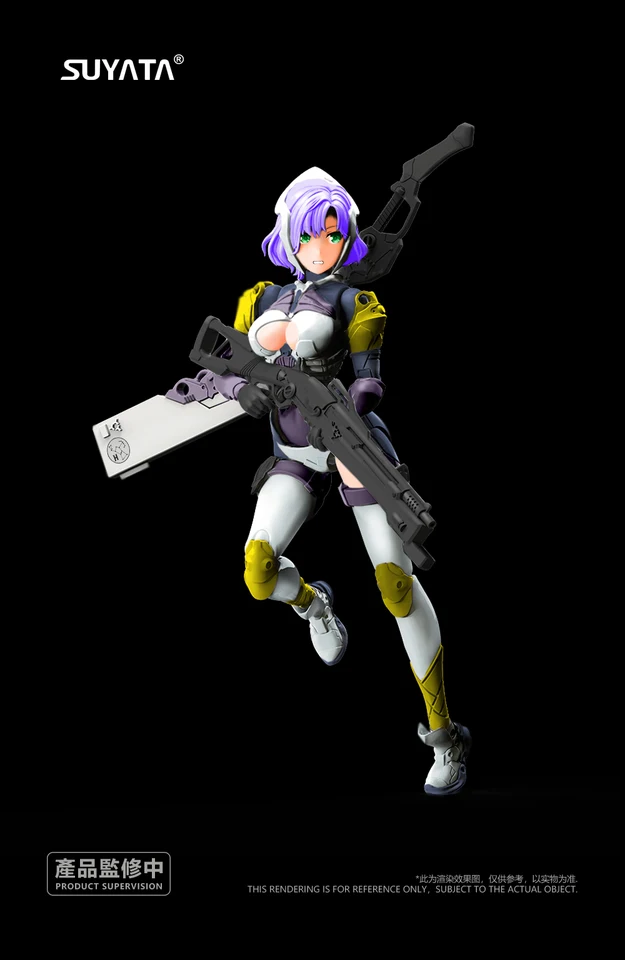 SUYATA Arya HP-001 フルアクションモデル SUYATA HP-001 1/12 Female Arya Motorcycle Assembly Model