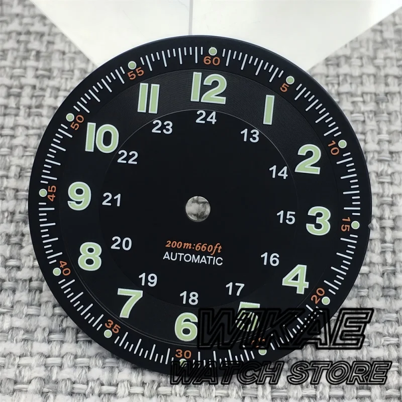 Classics Sterile 29mm Field Pilot Black Watch Dial with Hand Set