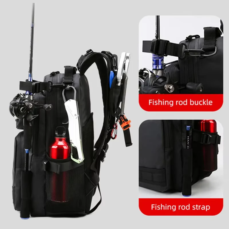 Waterproof Oxford Backpack for Hiking Camping Fishing