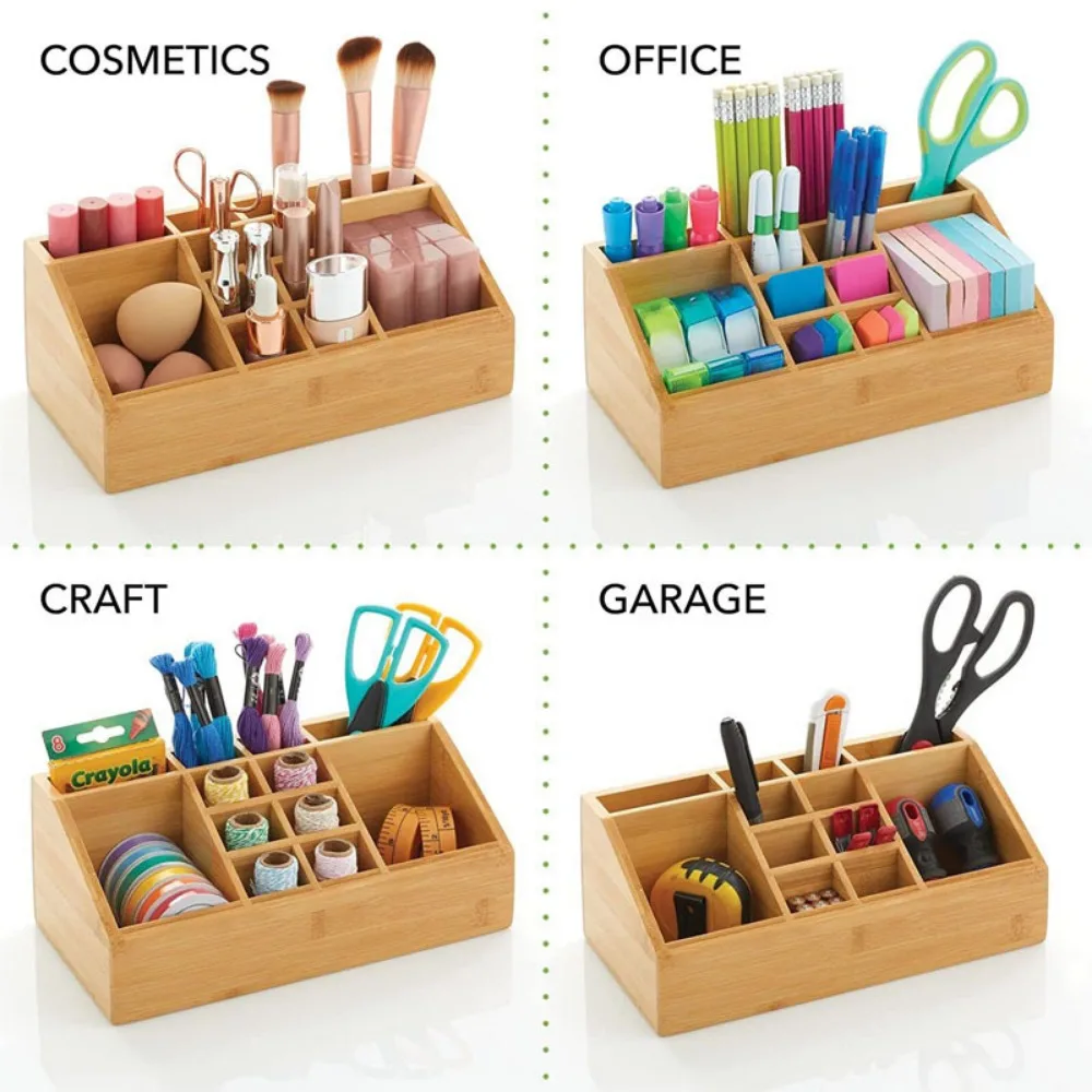 

Living Room Coffee Table Desktop Remote Control Storage Box Office Sundries Bamboo Storage Box Jewelry Cosmetics Storage Box